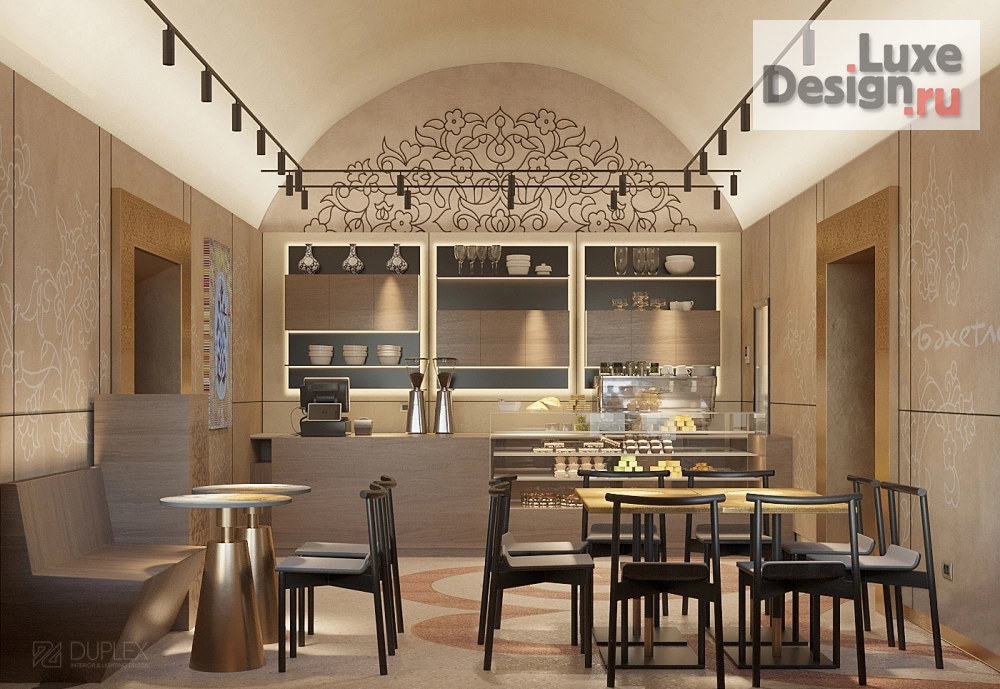 Дизайн интерьера кафе "Магазин и кафетерий" (фото 5)