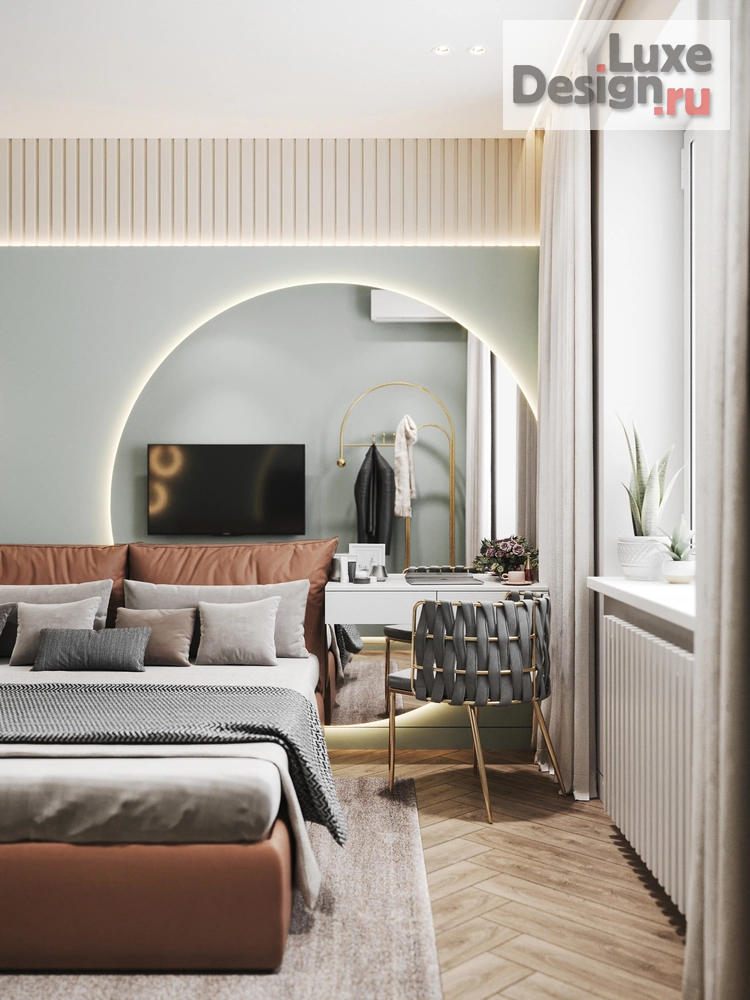 Дизайн интерьера двухкомнатной квартиры "Квартира для молодой девушки ЖК "5 Звезд"" (фото 21)