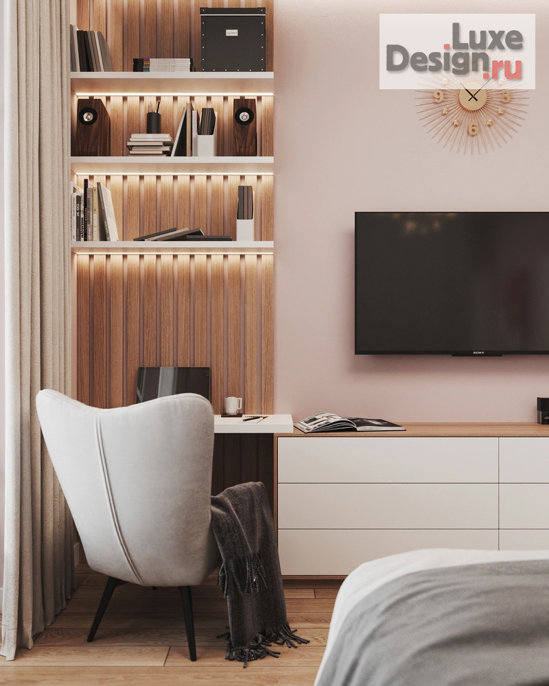 Дизайн интерьера трехкомнатной квартиры "Трехкомнатная квартира в ЖК "Savin house"" (фото 15)