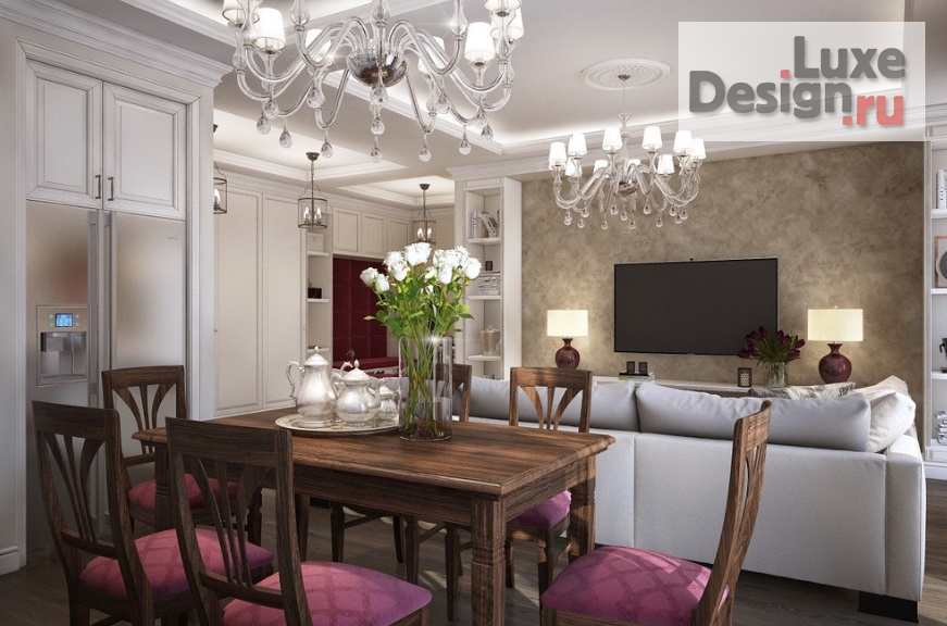 Дизайн интерьера гостиной "Проект гостиной" (фото 1)