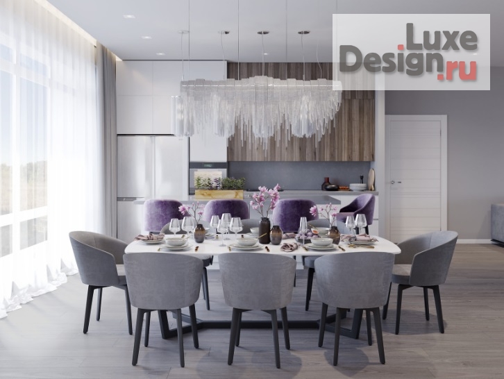 Дизайн интерьера коттеджа "Дизайн частного дома 221 кв.м." (фото 1)