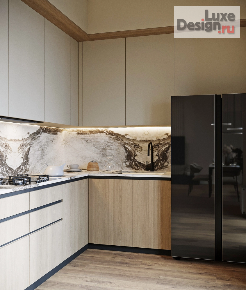 Дизайн интерьера трехкомнатной квартиры "Трехкомнатная квартира в ЖК "Измайлово" г. Москва" (фото 7)