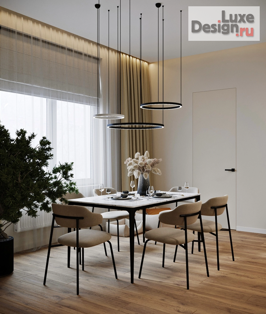 Дизайн интерьера трехкомнатной квартиры "Трехкомнатная квартира в ЖК "Измайлово" г. Москва" (фото 1)