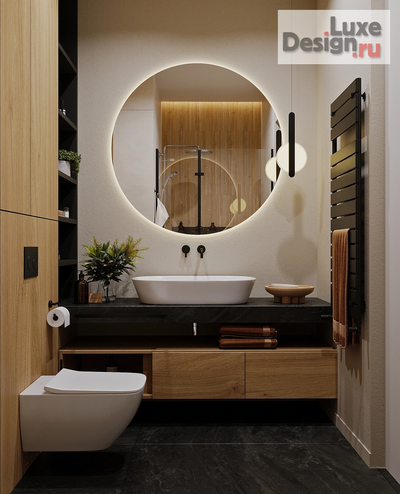 Дизайн интерьера трехкомнатной квартиры "Трехкомнатная квартира в ЖК "Измайлово" г. Москва" (фото 12)