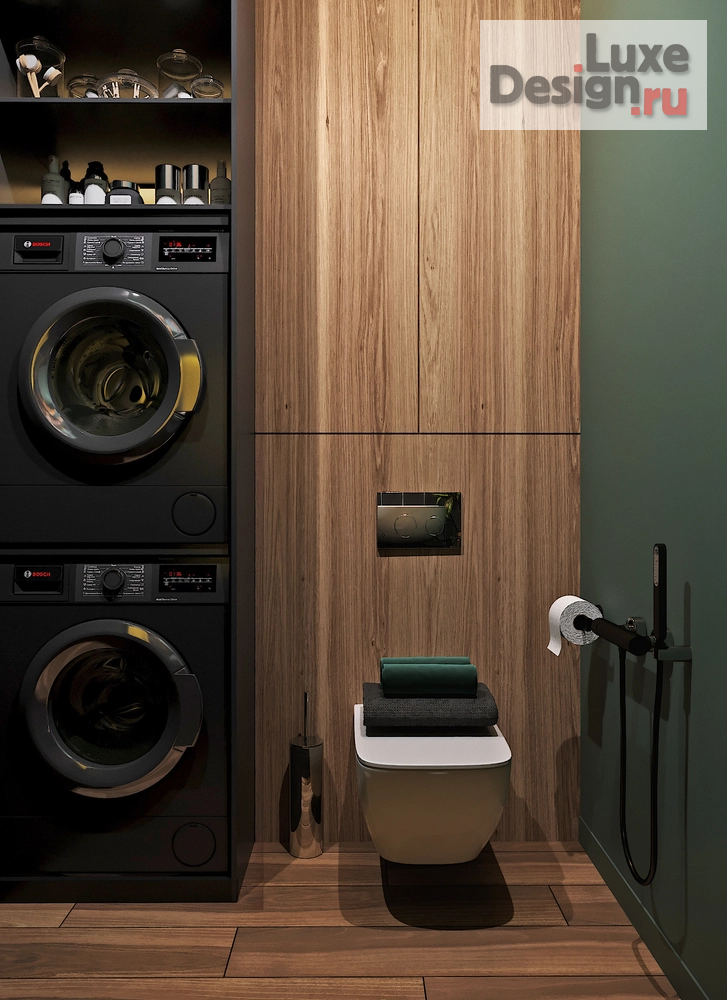 Дизайн интерьера трехкомнатной квартиры "Трехкомнатная квартира в ЖК "Discovery"" (фото 13)