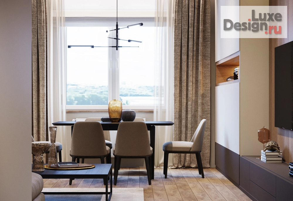 Дизайн интерьера четырехкомнатной квартиры "Пятикомнатная квартира в ЖК "Столичный"" (фото 3)