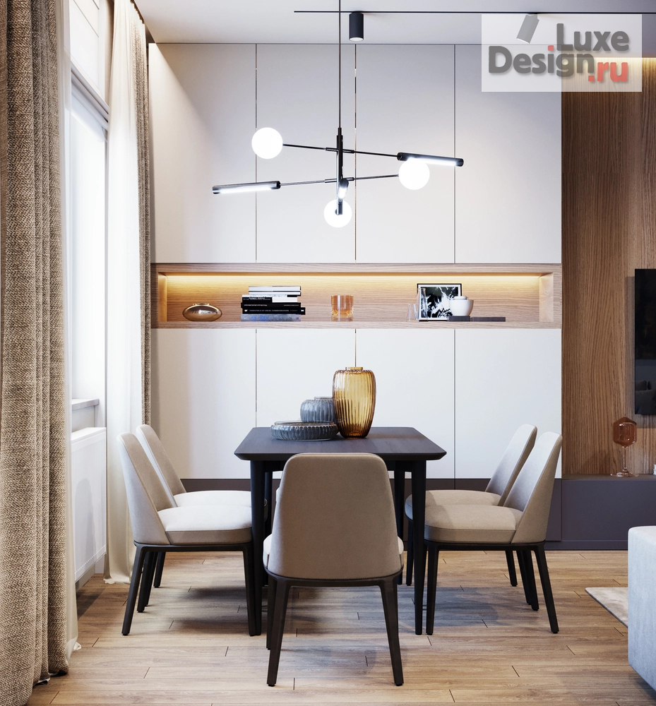 Дизайн интерьера четырехкомнатной квартиры "Пятикомнатная квартира в ЖК "Столичный"" (фото 4)