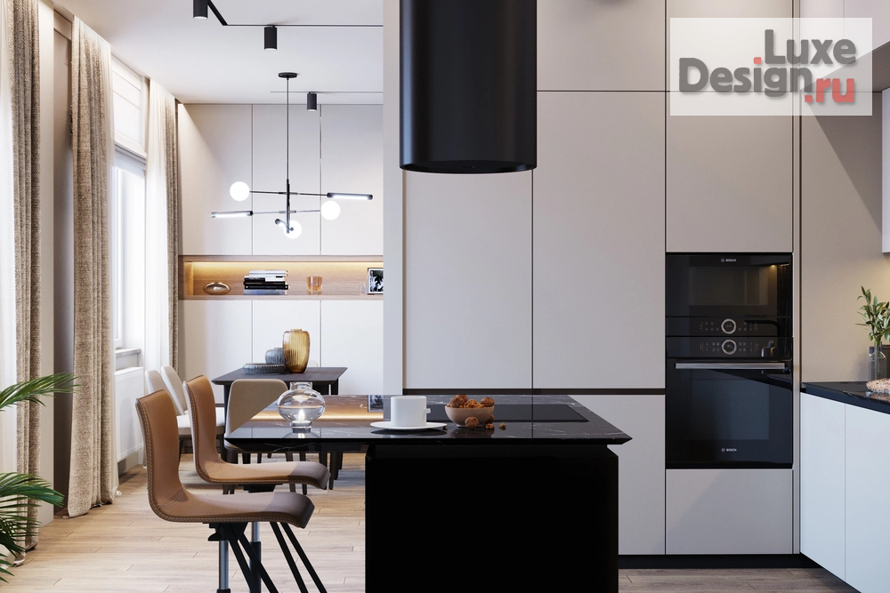 Дизайн интерьера четырехкомнатной квартиры "Пятикомнатная квартира в ЖК "Столичный"" (фото 7)