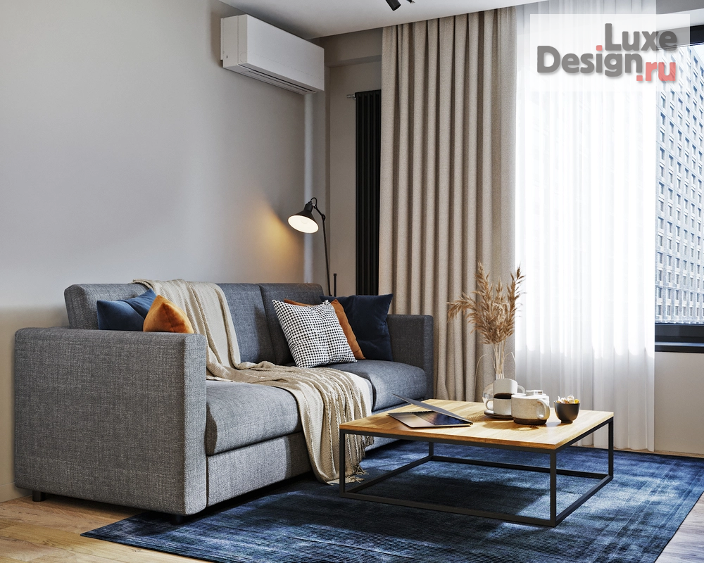 Дизайн интерьера трехкомнатной квартиры "Трехкомнатная квартира в ЖК "Discovery"" (фото 7)