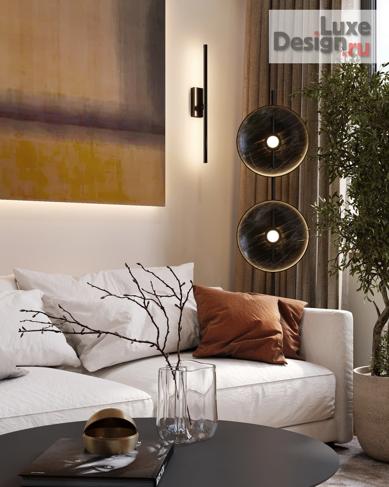 Дизайн интерьера пентхауса "ЖК Лица. Двухуровневая квартира" (фото 4)