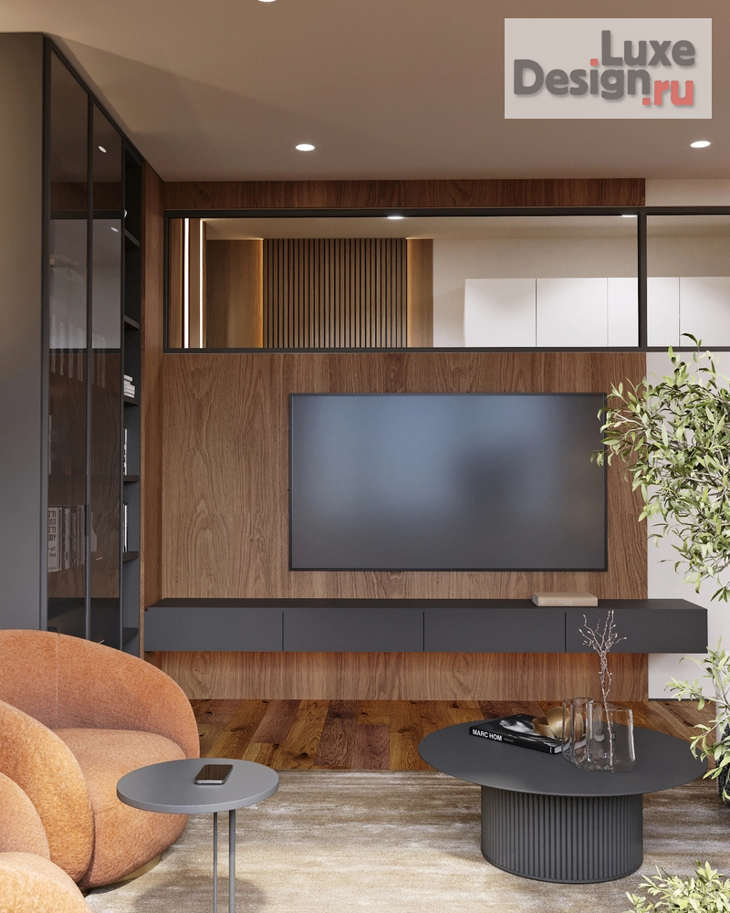 Дизайн интерьера пентхауса "ЖК Лица. Двухуровневая квартира" (фото 6)