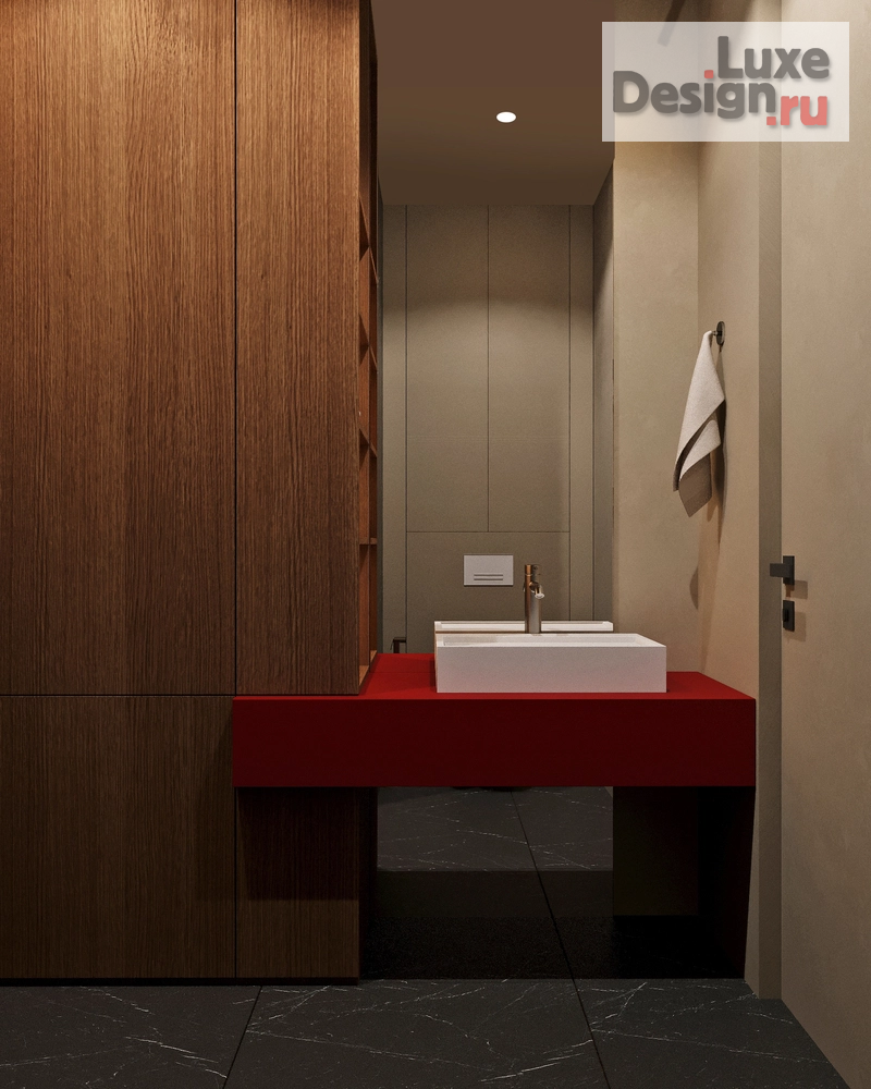 Дизайн интерьера пентхауса "ЖК Лица. Двухуровневая квартира" (фото 12)