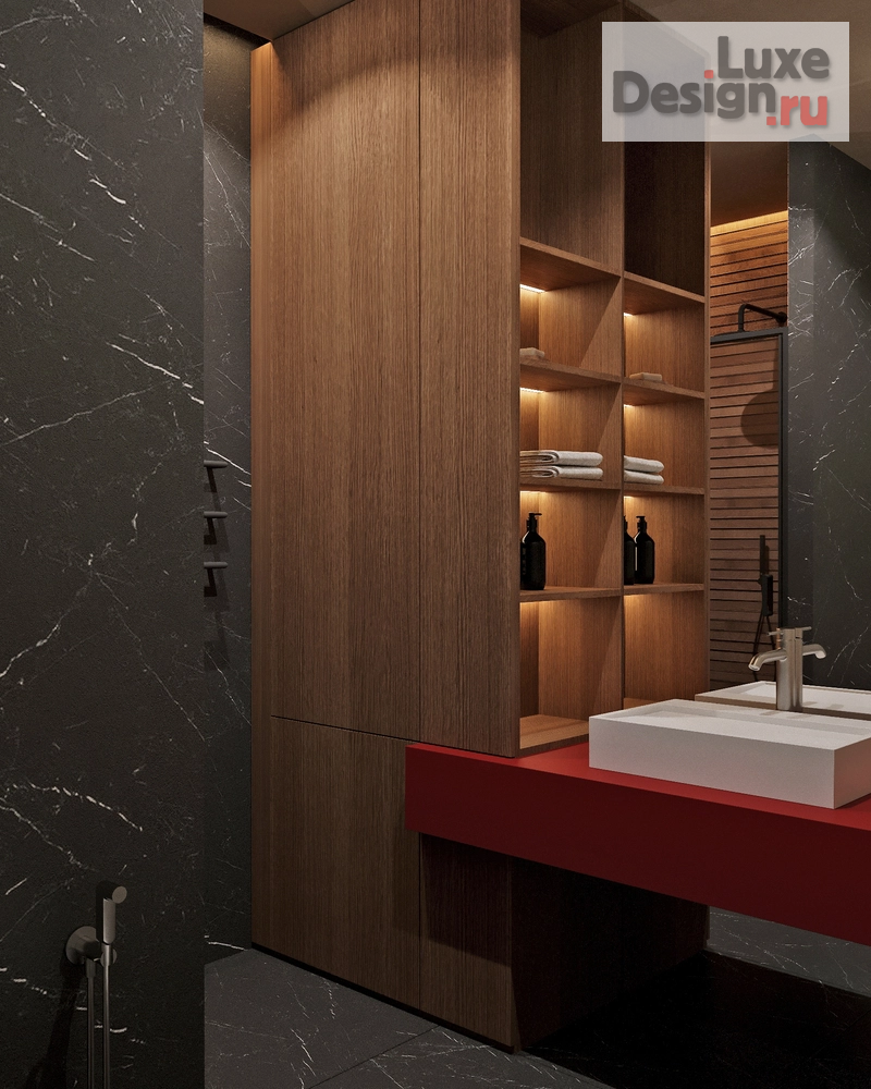 Дизайн интерьера пентхауса "ЖК Лица. Двухуровневая квартира" (фото 13)