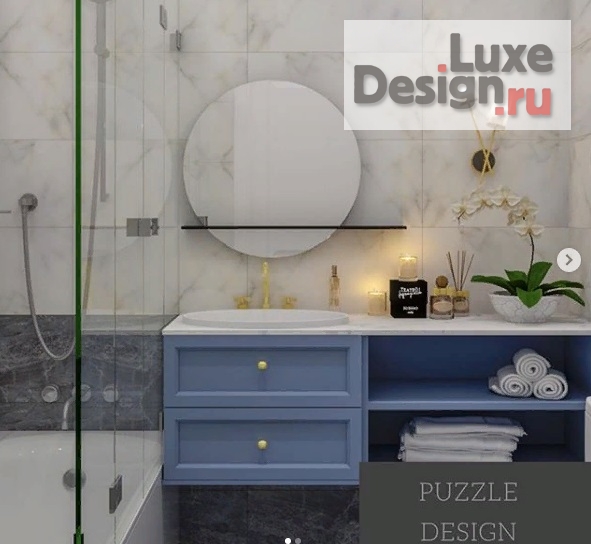 Дизайн интерьера ванной "Дизайн ванной" (фото 1)