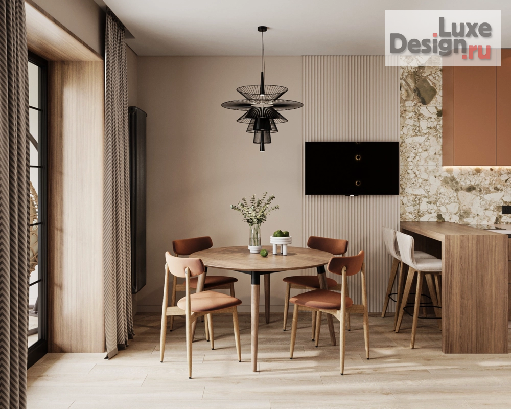 Дизайн интерьера квартиры "Гармония Форм и цвета" (фото 5)