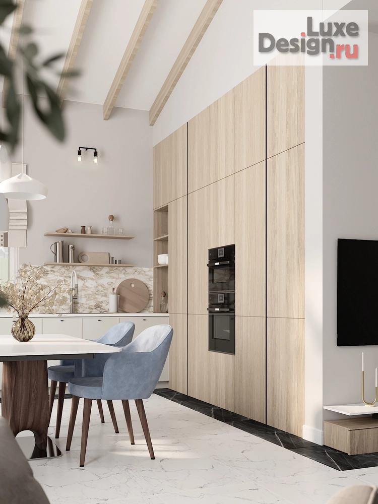 Дизайн интерьера гостиной "Морской бриз" (фото 8)