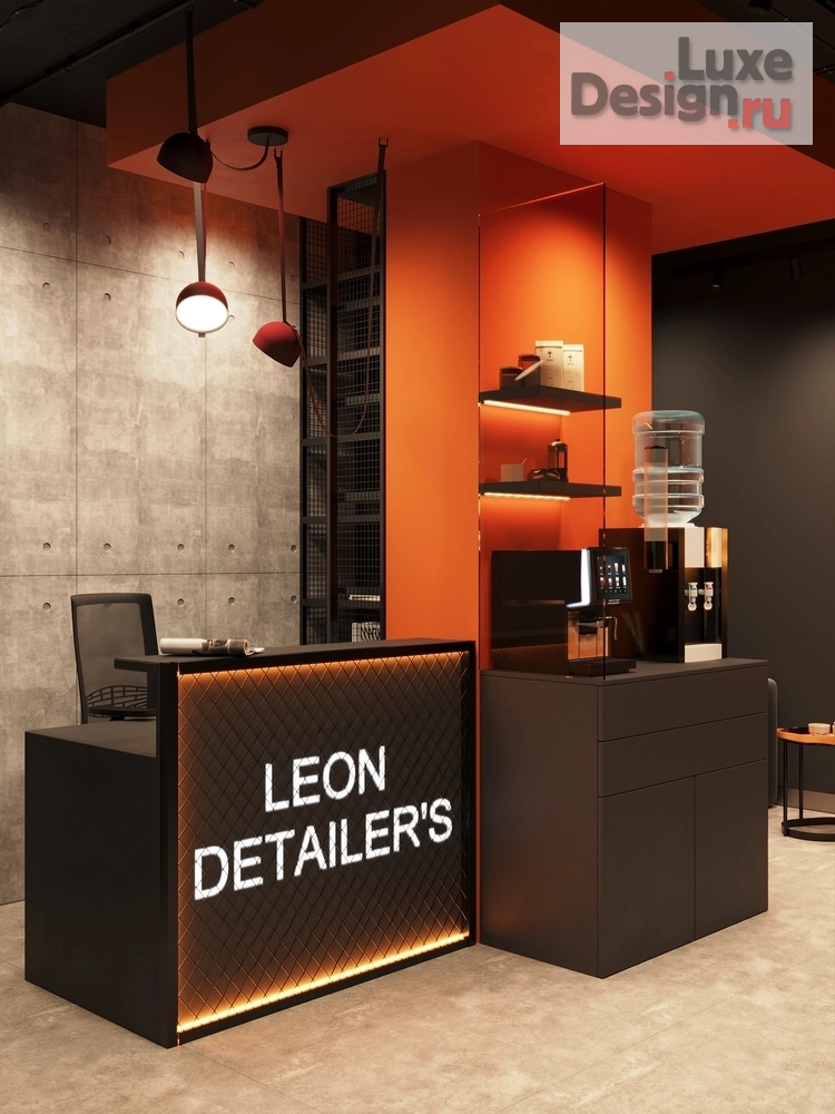 Дизайн интерьера автосалона "Апельсин на колесах" (фото 3)