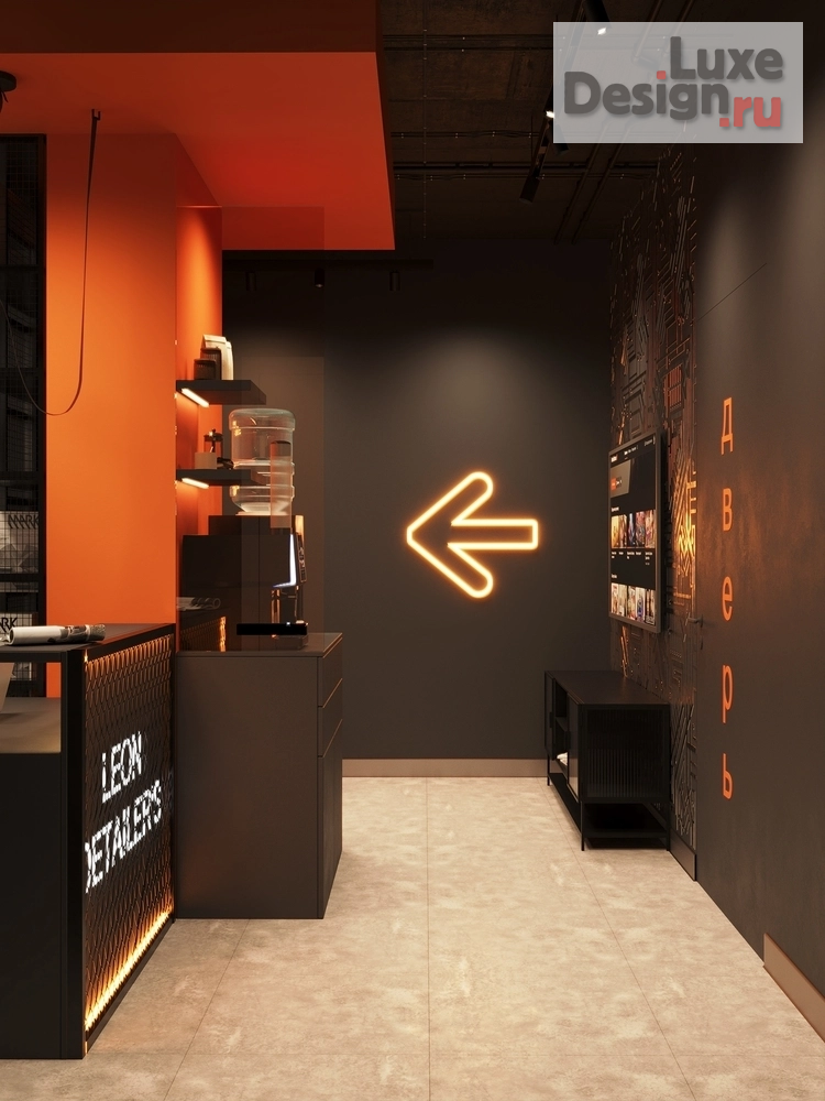 Дизайн интерьера автосалона "Апельсин на колесах" (фото 4)