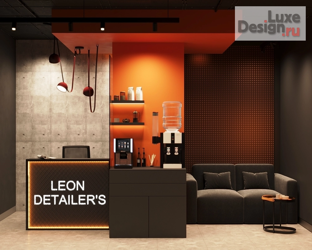 Дизайн интерьера автосалона "Апельсин на колесах" (фото 1)