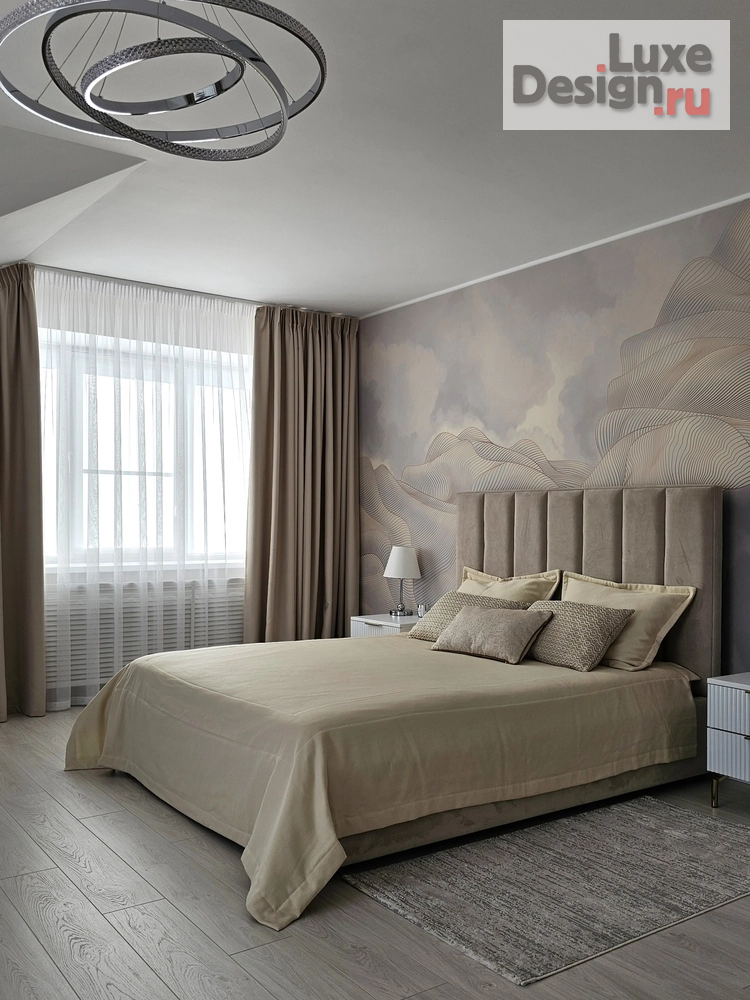 Дизайн интерьера коттеджа " Дизайн частного дома 140м2. в светлых тонах" (фото 11)