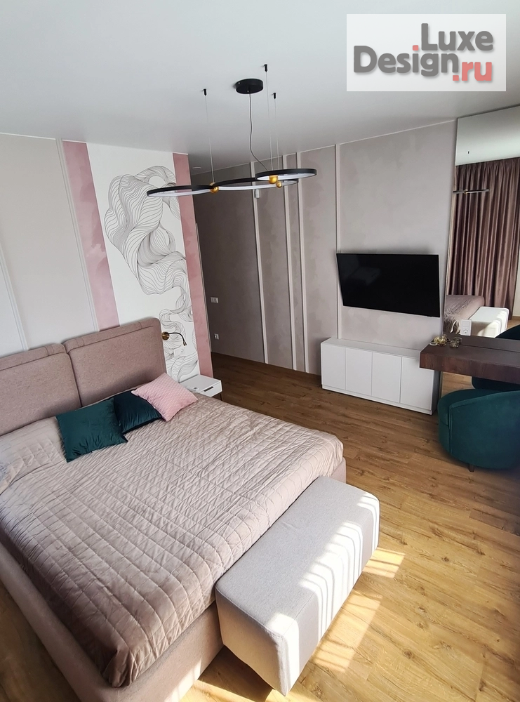 Дизайн интерьера коттеджа "Дизайн интерьера частного дома 150м2" (фото 12)