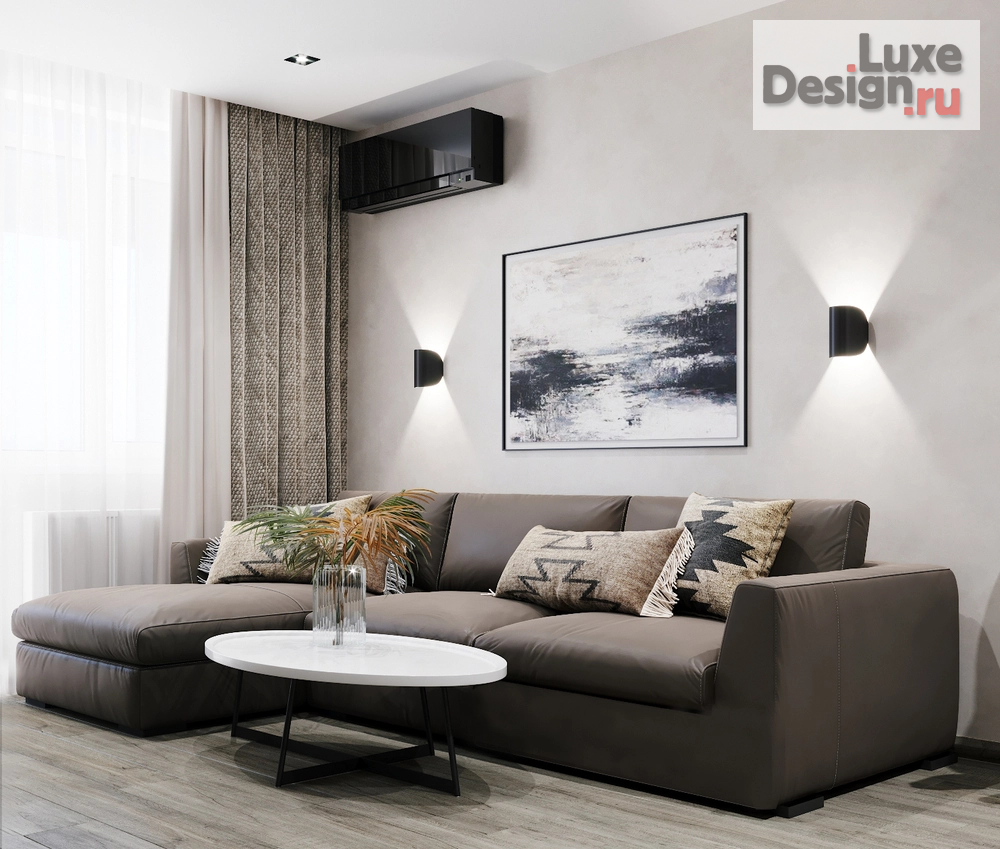 Дизайн интерьера двухкомнатной квартиры "Квартира для молодой семьи" (фото 1)