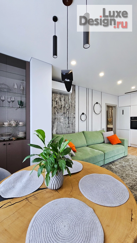 Дизайн интерьера трехкомнатной квартиры "Квартира 70м2 для семьи" (фото 1)