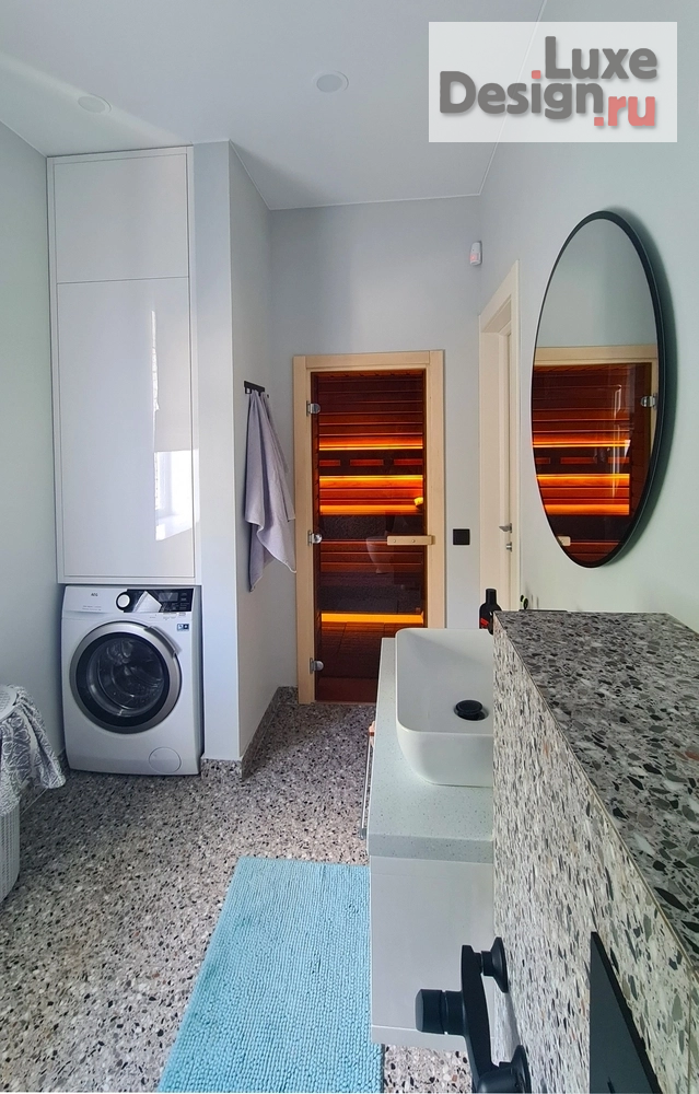 Дизайн интерьера коттеджа "Дизайн интерьера частного дома 150м2" (фото 24)