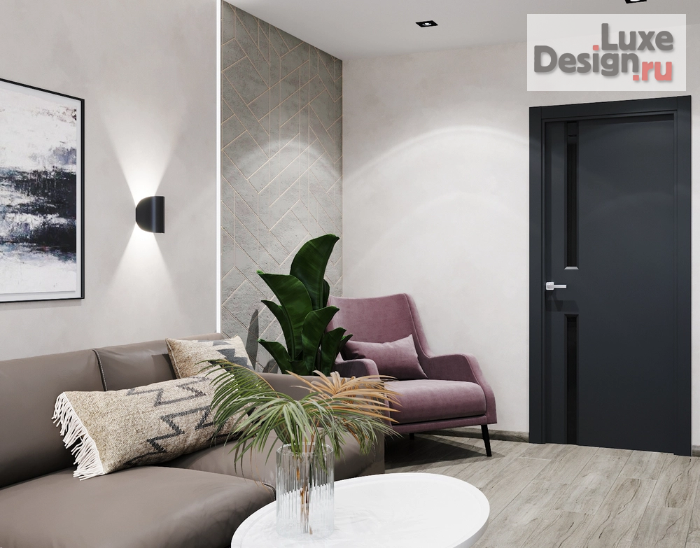 Дизайн интерьера двухкомнатной квартиры "Квартира для молодой семьи" (фото 2)