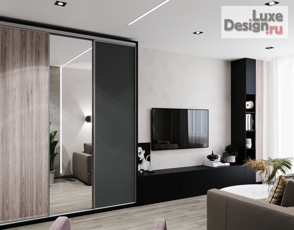 Дизайн интерьера двухкомнатной квартиры "Квартира для молодой семьи" (фото 3)