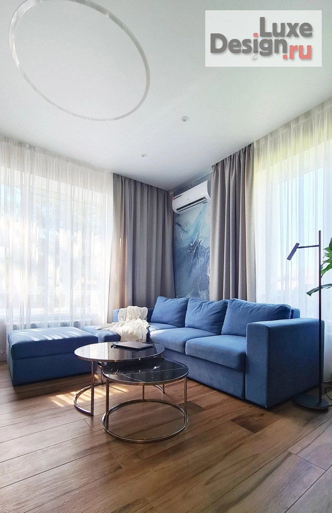 Дизайн интерьера коттеджа "Дизайн интерьера частного дома 150м2" (фото 9)