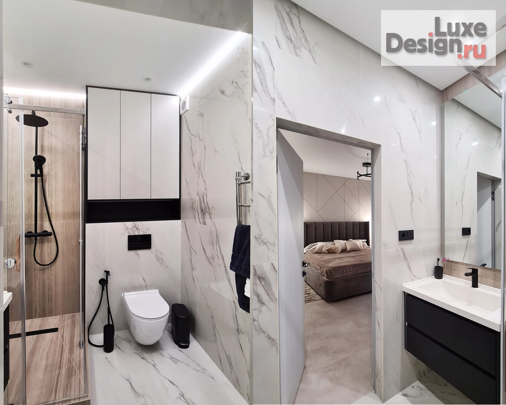 Дизайн интерьера коттеджа "Дизайн интерьера частного дома 160м2" (фото 13)