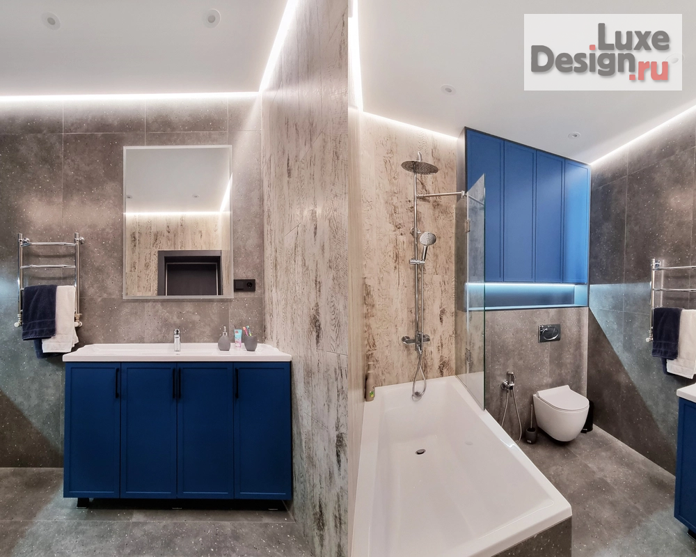 Дизайн интерьера коттеджа "Дизайн интерьера частного дома 160м2" (фото 14)