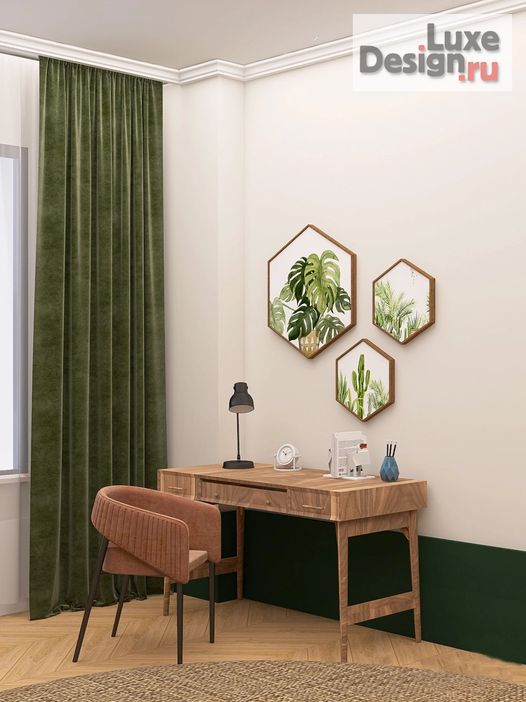 Дизайн интерьера трехкомнатной квартиры "Спальня современной Леди" (фото 1)