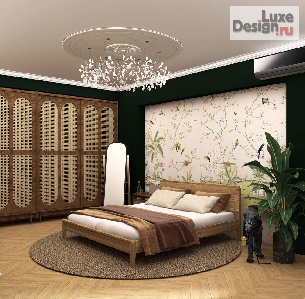 Дизайн интерьера трехкомнатной квартиры "Спальня современной Леди" (фото 3)