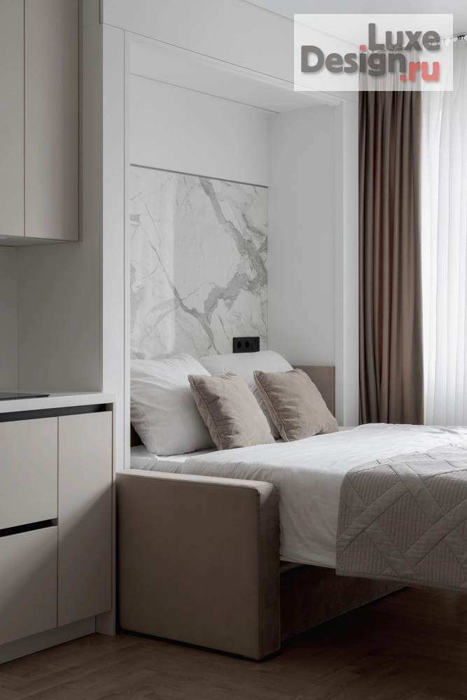 Дизайн интерьера однокомнатной квартиры "ЖК МОДУМ" (фото 12)