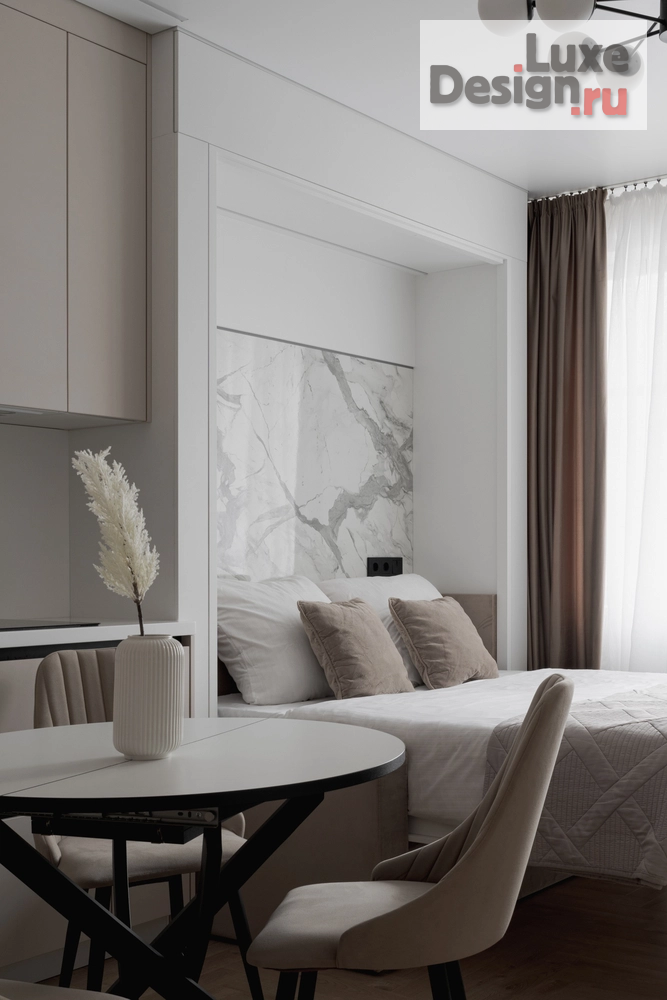 Дизайн интерьера однокомнатной квартиры "ЖК МОДУМ" (фото 10)