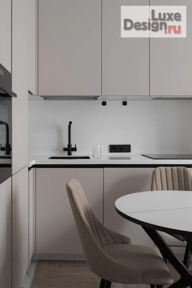 Дизайн интерьера однокомнатной квартиры "ЖК МОДУМ" (фото 2)