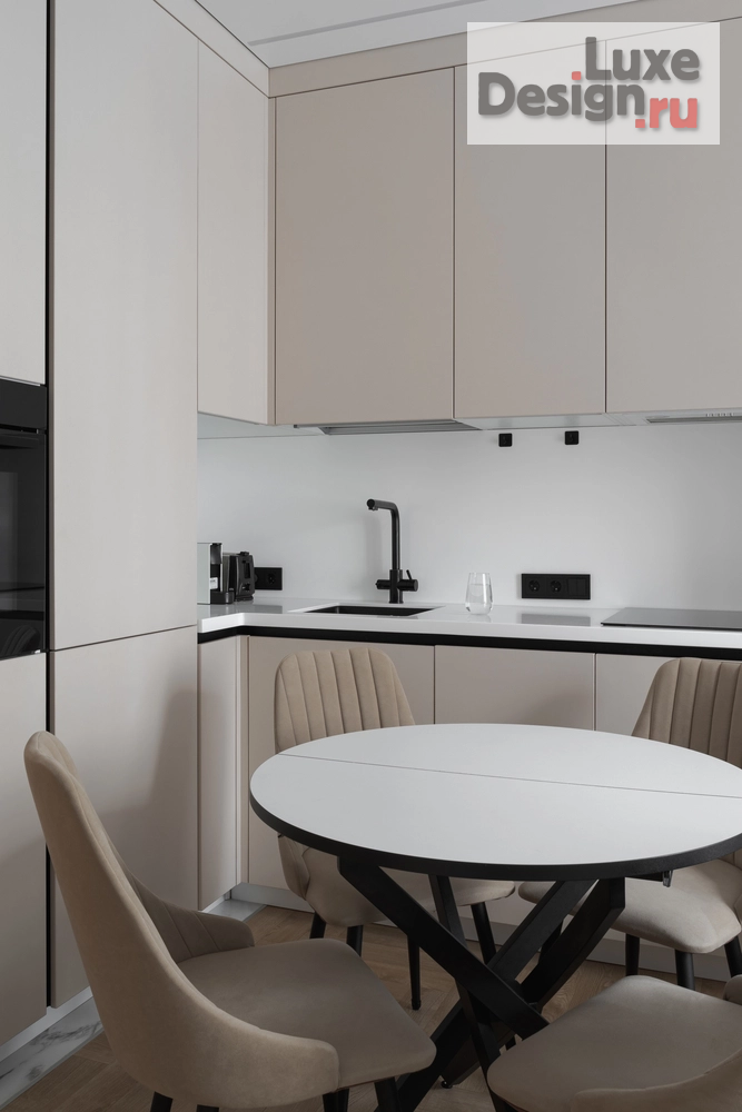 Дизайн интерьера однокомнатной квартиры "ЖК МОДУМ" (фото 3)