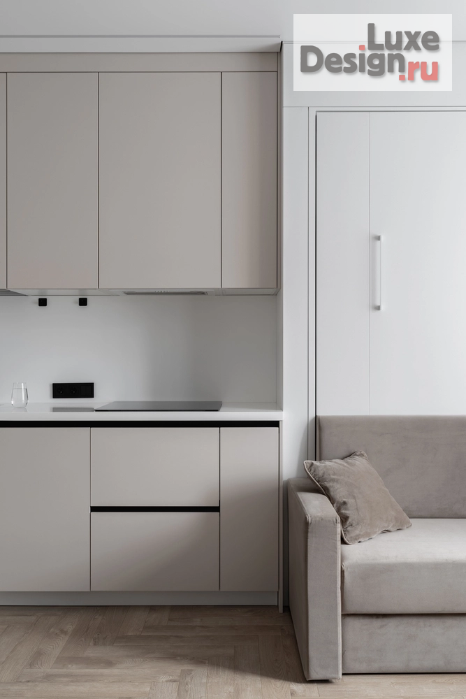 Дизайн интерьера однокомнатной квартиры "ЖК МОДУМ" (фото 6)