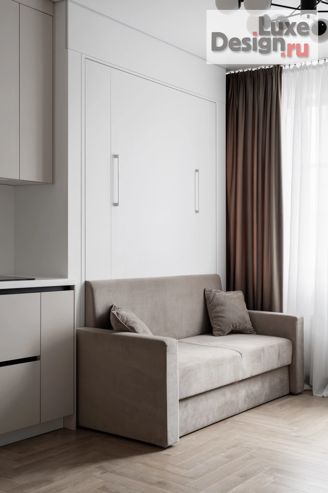 Дизайн интерьера однокомнатной квартиры "ЖК МОДУМ" (фото 7)