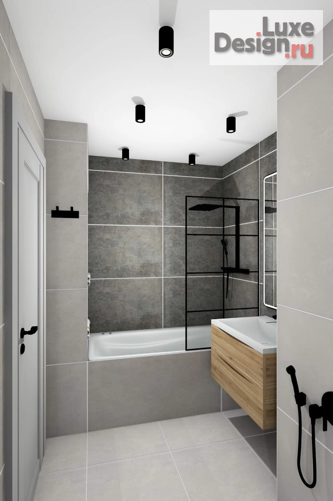 Дизайн интерьера двухкомнатной квартиры "Двушка. Приморский квартал СПб" (фото 5)