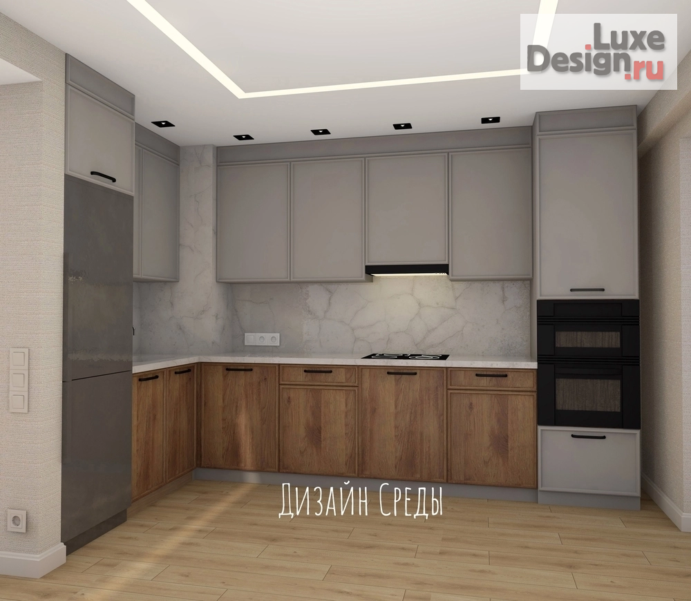 Дизайн интерьера двухкомнатной квартиры "ЖК "Жемчужина"" (фото 1)