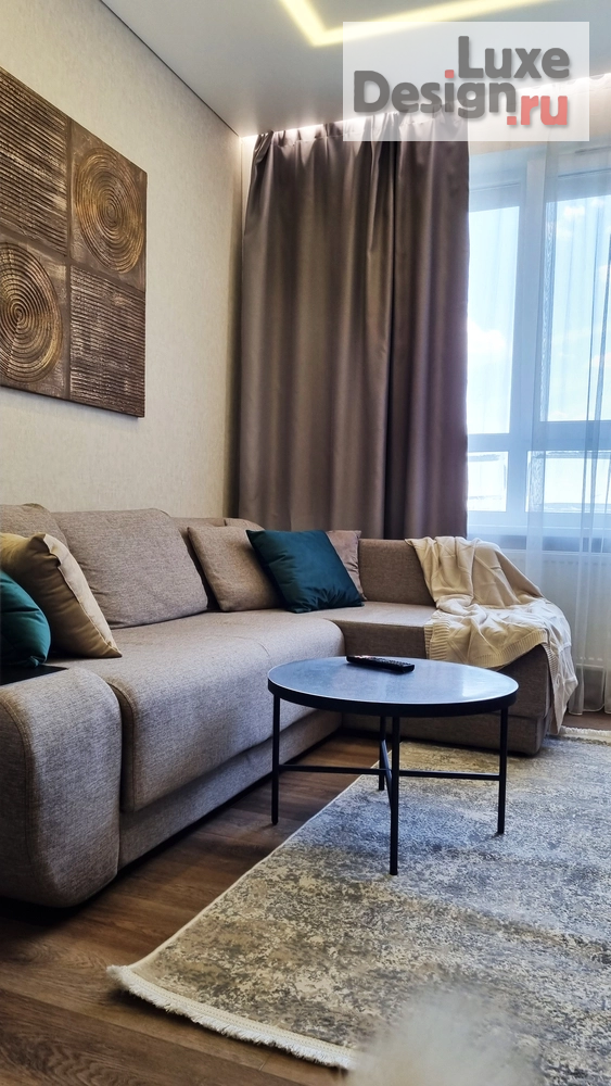 Дизайн интерьера трехкомнатной квартиры "Интерьер квартиры 72 кв.м" (фото 11)