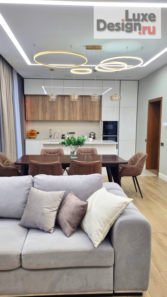 Дизайн интерьера коттеджа "Коттедж в современном стиле 110 кв.м" (фото 1)