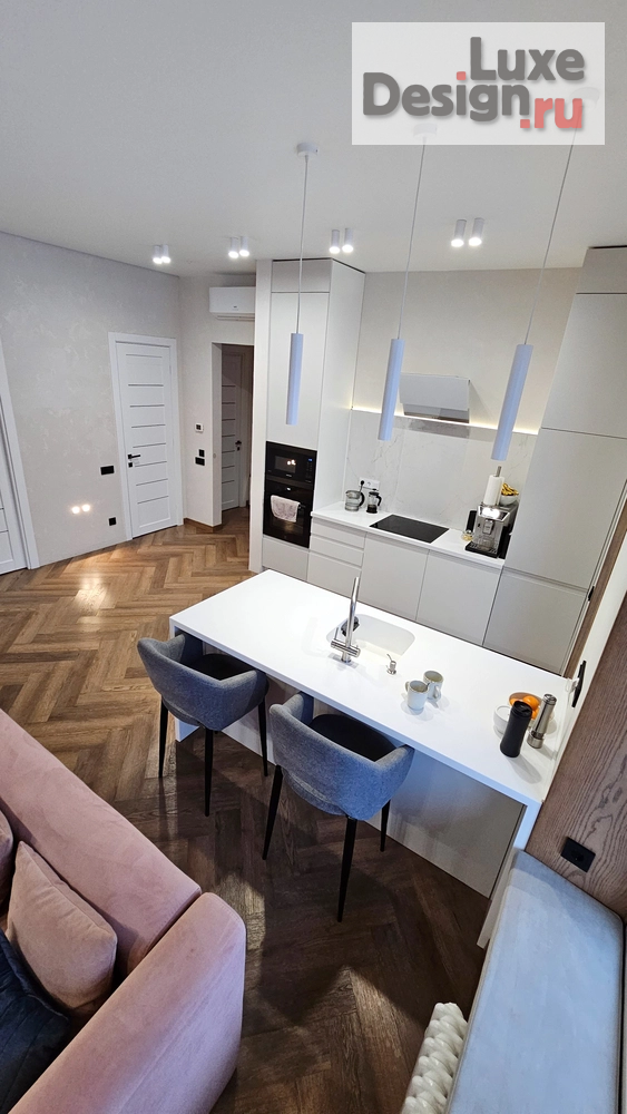 Дизайн интерьера коттеджа "Дизайн интерьера коттеджа 90 кв.м" (фото 9)