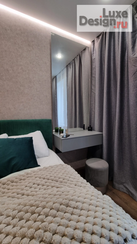 Дизайн интерьера трехкомнатной квартиры "Интерьер квартиры 72 кв.м" (фото 28)