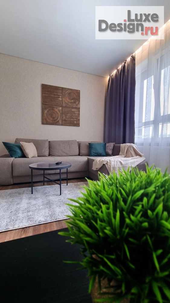 Дизайн интерьера трехкомнатной квартиры "Интерьер квартиры 72 кв.м" (фото 3)