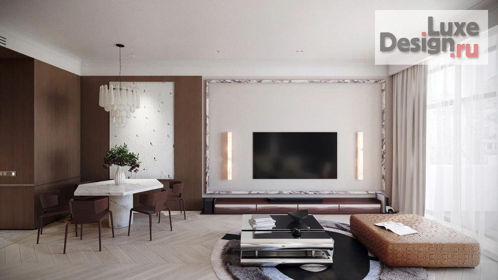 Дизайн интерьера квартиры "Частная квартира в пределах Садового кольца" (фото 4)