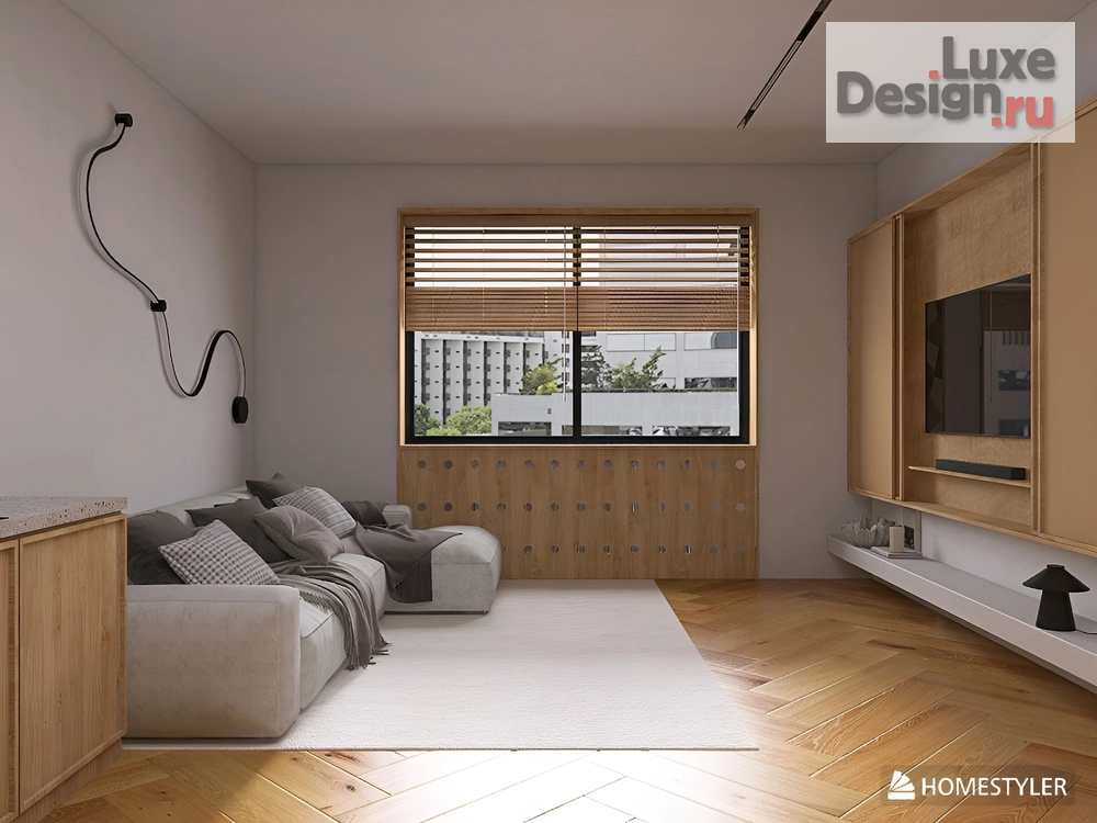 Дизайн интерьера кухни "Дизайн проект кухни-гостиной" (фото 2)